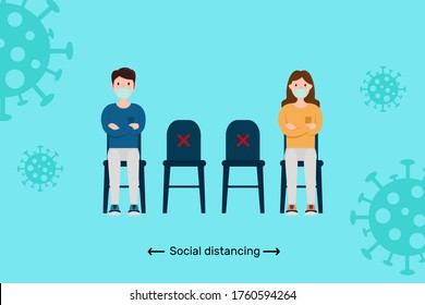 Social distancing is means keeping space between yourself and other people outside of your home. New normal