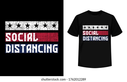 Social Distancing Message- 4th July t shirt with American flag with quote. Motivational Social Distancing T-shirt for Men, Women. Social distance tee, social distance, usa flag t shirt, American flag 