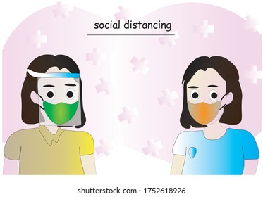 Social distancing, physical distancing, means keeping space between yourself and other people outside of your home