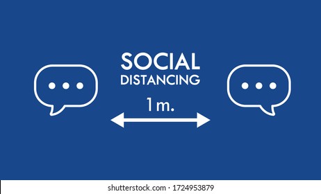 Social distancing poster. social distancing wallpaper.
