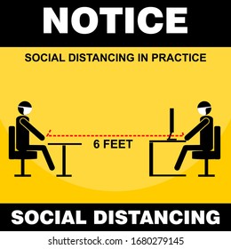 Social Distancing In Practice, work from home