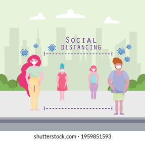 social distancing preventing covid 19 disease