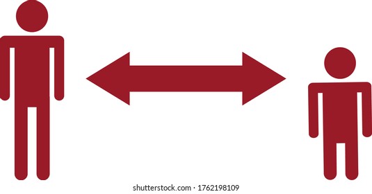 Social distancing rules man woman kid
