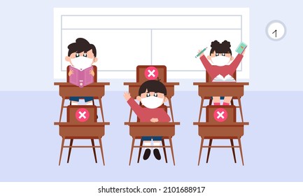 Soziale Distanzierung bei der Konzeption von Schulen