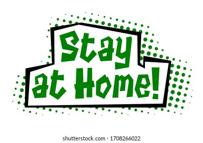 Social distancing stay at home to safe life