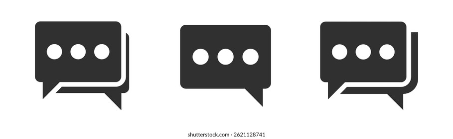 Ícone Social Engagement. Balão de fala. Comentário, bate-papo, diálogo, comunicação, falar, balões de fala em nuvem