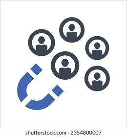Social engagement Icon, Vector Graphics