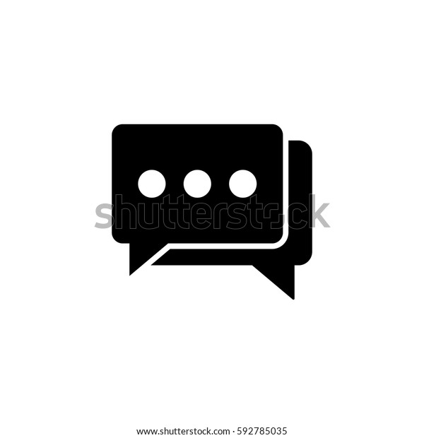 Social\
engagement solid icon, seo & development, Speech bubbles sign,\
a filled pattern on a white background, eps\
10.