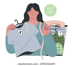Social entrepreneurship. Business' responsibility for impact on climate and environment. Company implementing solutions for future sustainable development. Flat vector illustration