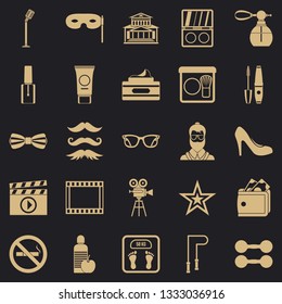 Social events icons set. Simple set of 25 social events vector icons for web for any design