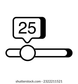Social feedback icon, editable vector 