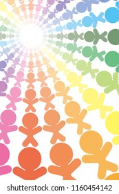 Social Friendship, circle of people