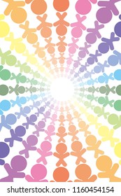 Social Friendship, circle of people