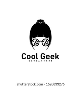 Social Geek Logo design template. Geek vector design icon. Illustration
