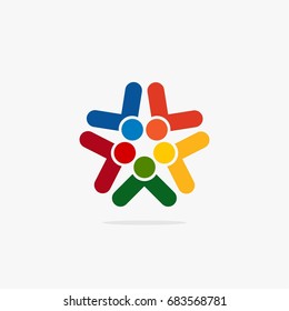 SOCIAL GROUP CHARITY LOGO ICON
