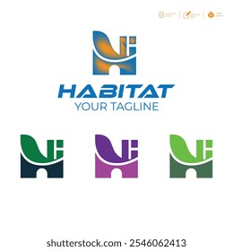 Social Group Set of Colorful company logo template design collection