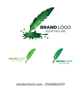 Social Group Set of Colorful company logo template design collection