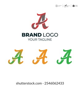 Social Group Set of Colorful company logo template design collection