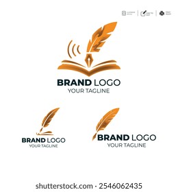 Social Group Set of Colorful company logo template design collection