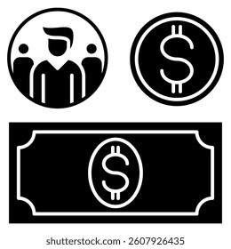 Social icon Black Filled style.