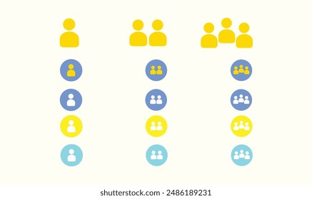 Social icon colourful vector illustration for use.