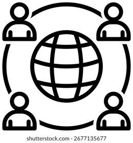 Elemento de icono social para el diseño
