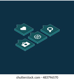 Social icon group element