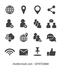 Social icon set