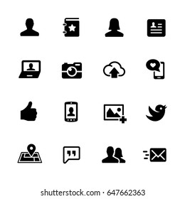 Social Icons // Black Series - Vector icons for your digital or print projects.
