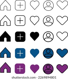 Social Icons for different platforms