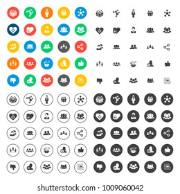 Social icons set