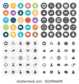 Social icons set