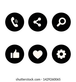 Social Icons Small Black Icons Pack_02