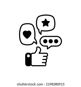 Social Integration icon in vector. Logotype