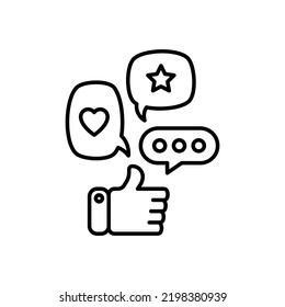 Social Integration icon in vector. Logotype