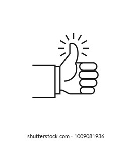 social integration line icon