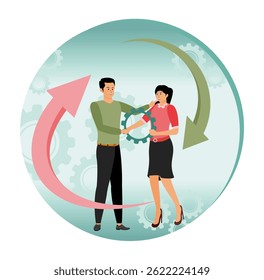 Social Interaction Skills concept. People talking outdoor. Social gathering youth interact outdoors and work on building their relationships.