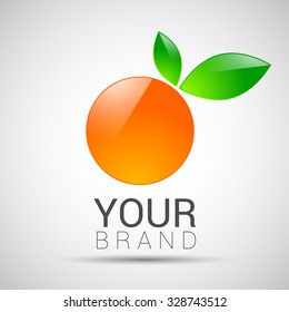 social juice concept vector design template Eco logo.
