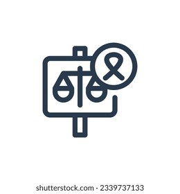 social justice banner vector icon illustration