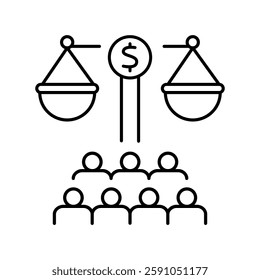 Social justice black line icon. Vector isolated element  Equality, Human Rights, and Fair Society







Social justice black line icon. Vector isolated element  Equality, Human Righ. Editable stroke.