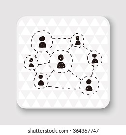 social link doodle