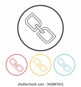 social link line icon
