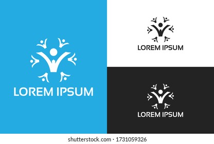plantilla de vector de diseño de logotipo social