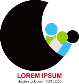 Social Logo Vector Template Design