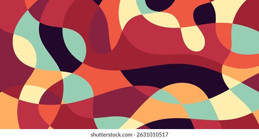 Social media abstract banner design poster cover template vector illustration.