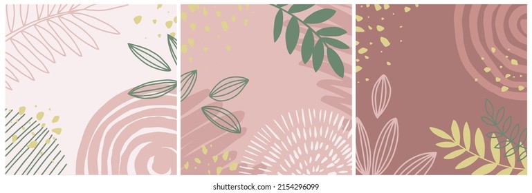 Social media abstraction banners design. Vector illustration templates suitable for web banners, social media posts, mobile app, internet ads.