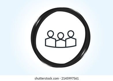 social media accounts monitor icon