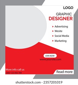 Social Media Ads Design And Graphic Expert  Templates EPS 