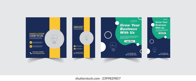 social media ads post and web banner template