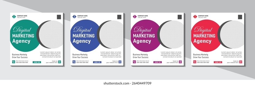 social media and agency banner